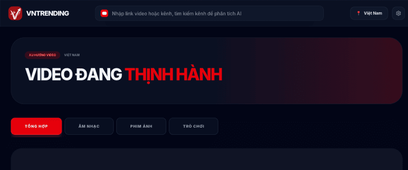 VNtrending screenshot